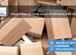 Chuyển nhà Today: Chuyên cung cấp thùng carton cũ chất lượng với giá mềm