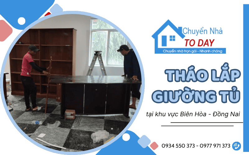 tháo lắp giường tủ Biên Hòa