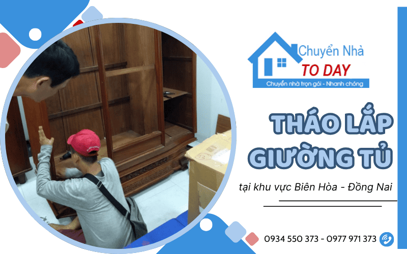 tháo lắp giường tủ Biên Hòa