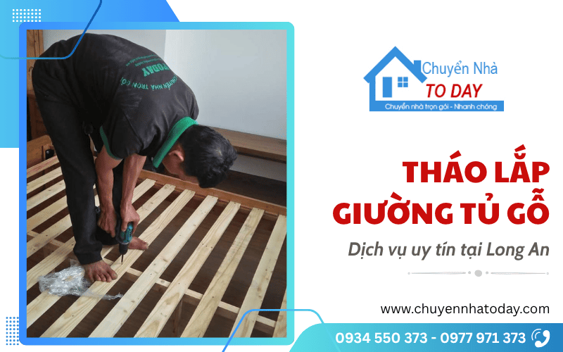 Tháo lắp giường tủ gỗ Long An
