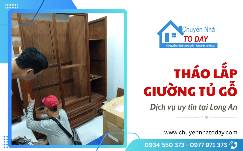 Tháo lắp giường tủ gỗ Long An