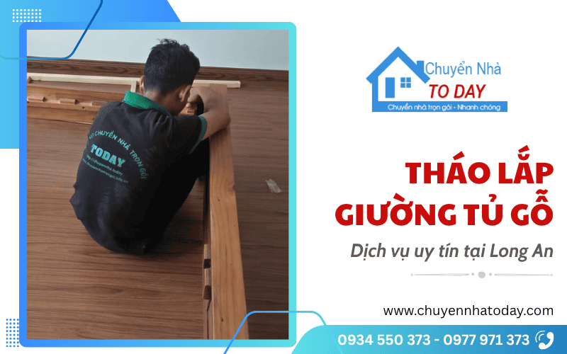 Tháo lắp giường tủ gỗ Long An