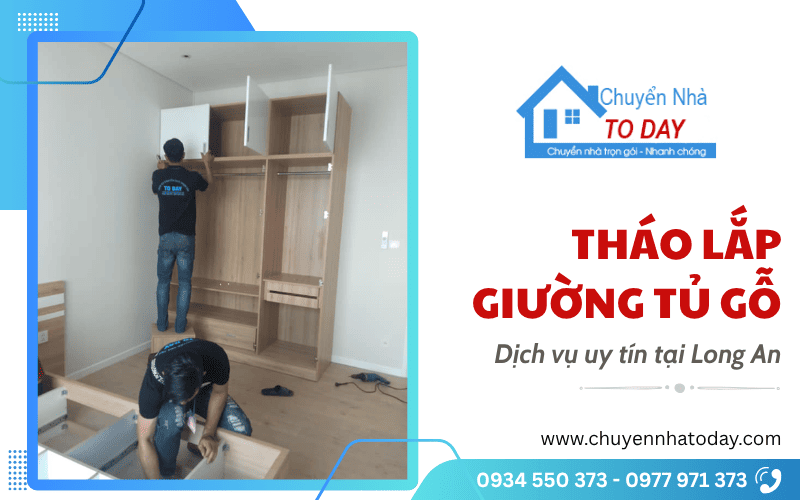 Tháo lắp giường tủ gỗ Long An